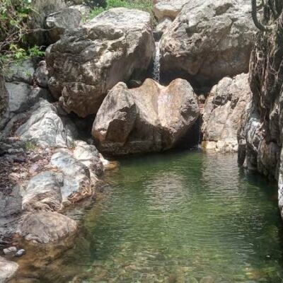 It’s a natural waterfall with beautiful & peaceful surroundings.You can enjoy the waterfall best during the summertime. You will love the place for its natural and undisturbed beauty.